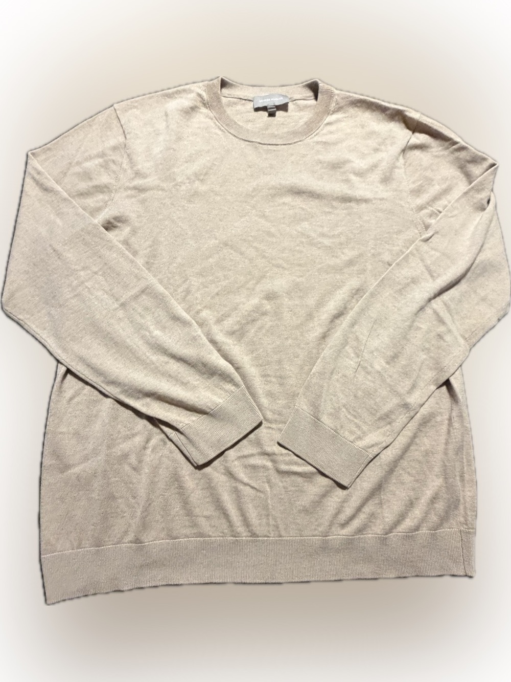 Neiman Marcus Wool Silk cashmere Sweater Mens XL pullover